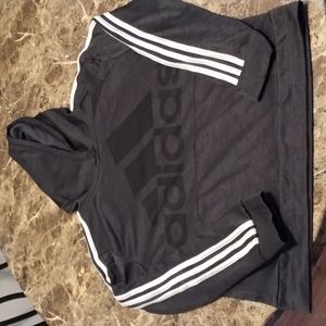 Adidas black boys hoodie
